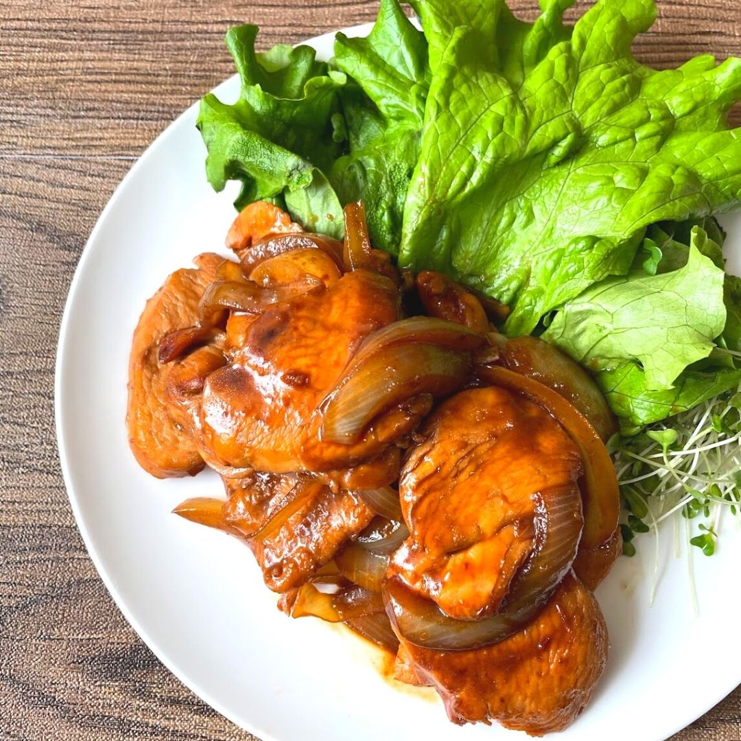 鶏むね肉の生姜焼き